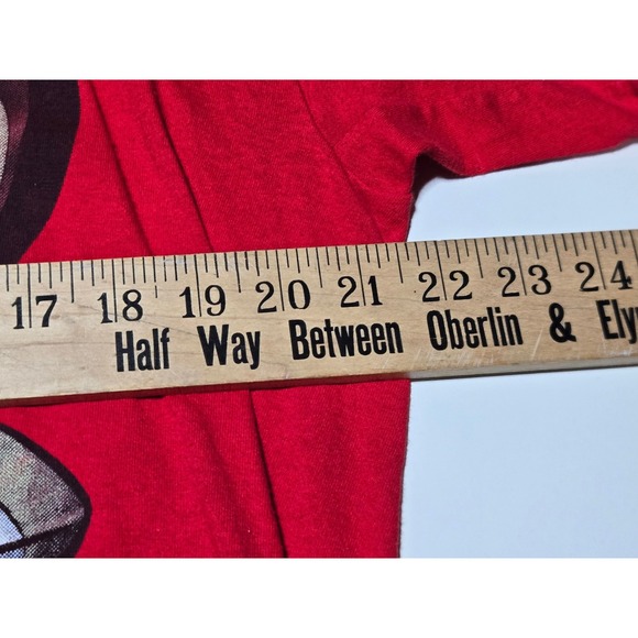 Vintage Detroit Red Wings Taz T-Shirt Tasmanian Devil Graphic L Looney Tunes NHL - Picture 6 of 7